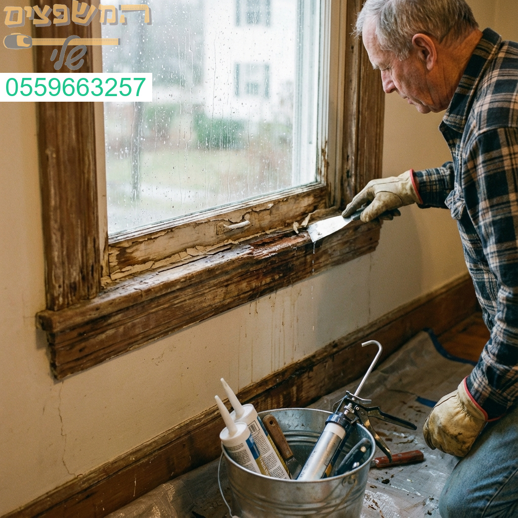 הגנה מושלמת לבית ממים ורוח באיטום חלונות מקצועי.