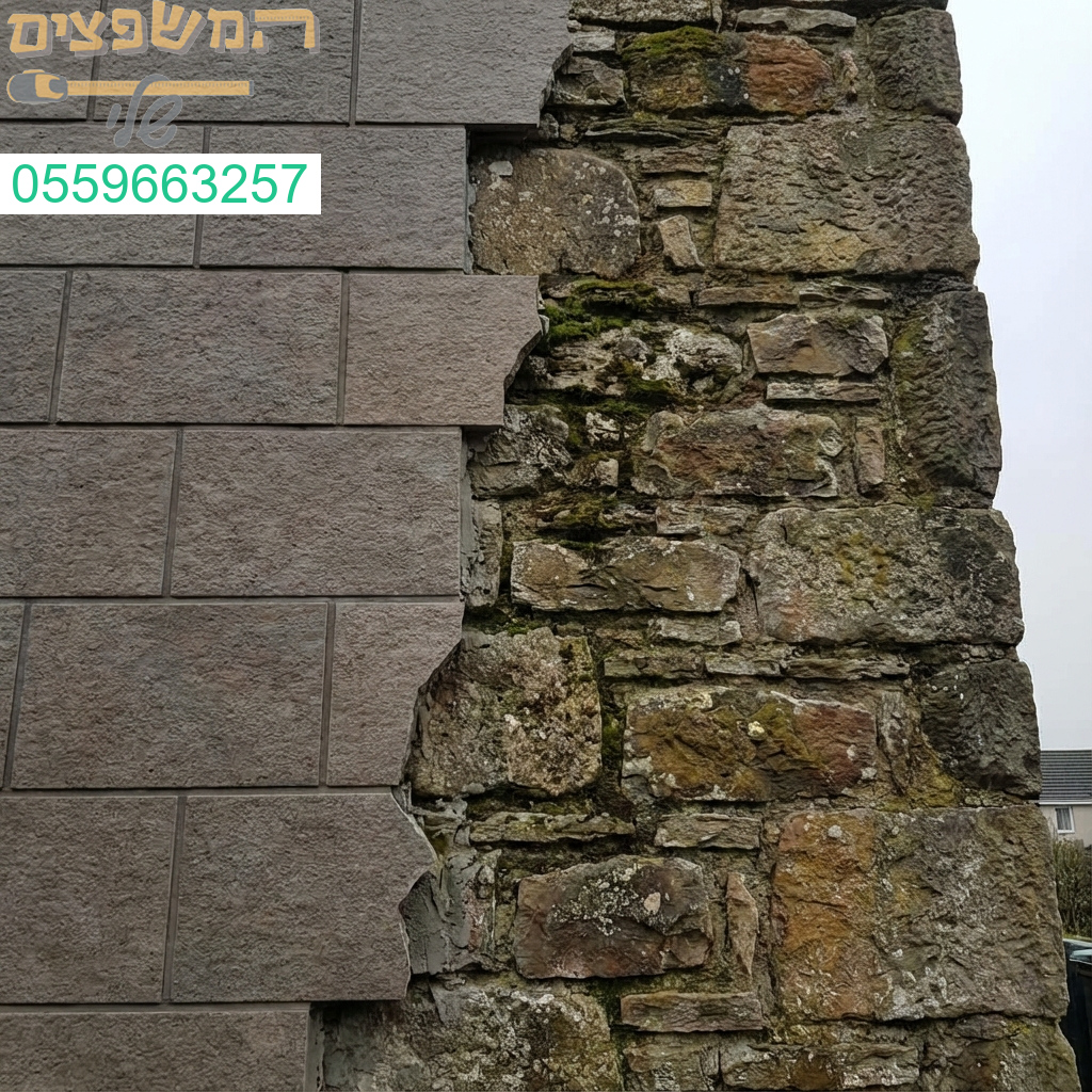 חיפוי מודרני מול הדר אבן טבעית המקור תמיד נחשף ביופיו.