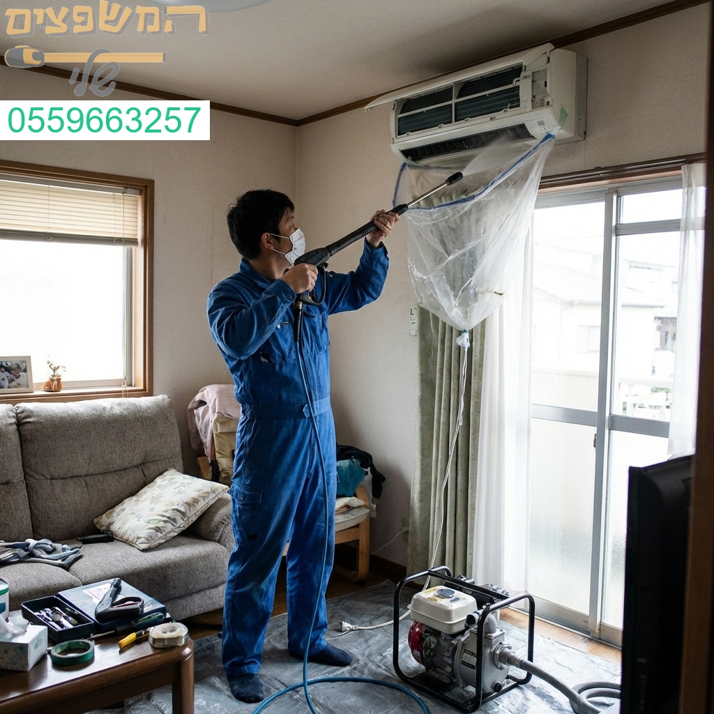 ניקוי מזגנים מקצועי לאוויר בריא וביצועים מרביים.