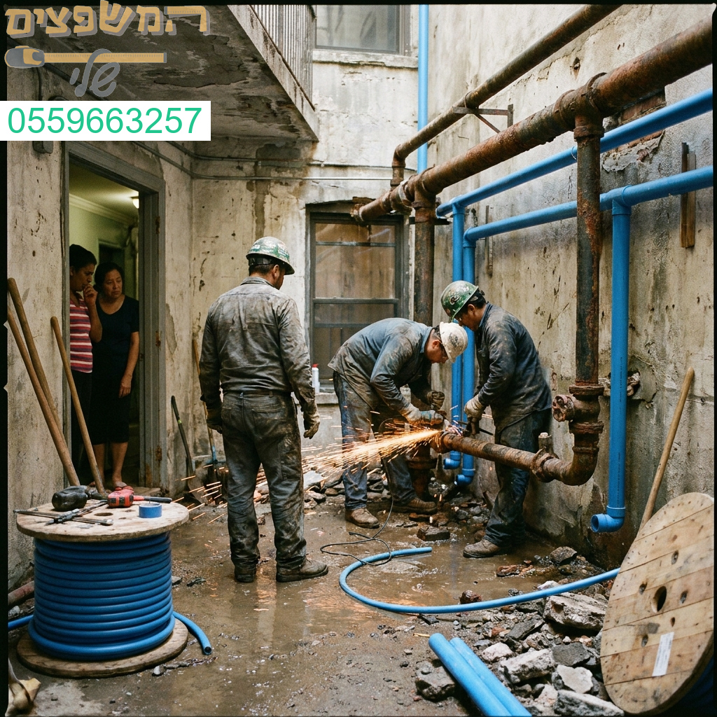 שירותי אינסטלציה מקצועיים ומדויקים להחלפת תשתיות מים בבניינים משותפים ברמה הגבוהה ביותר
