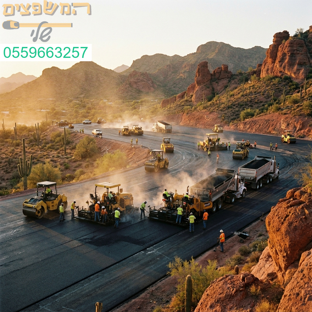 מומחיות ללא פשרות בביצוע כבישים וחניוני אספלט המשלבים עמידות גבוהה ודיוק מקצועי בכל פרט