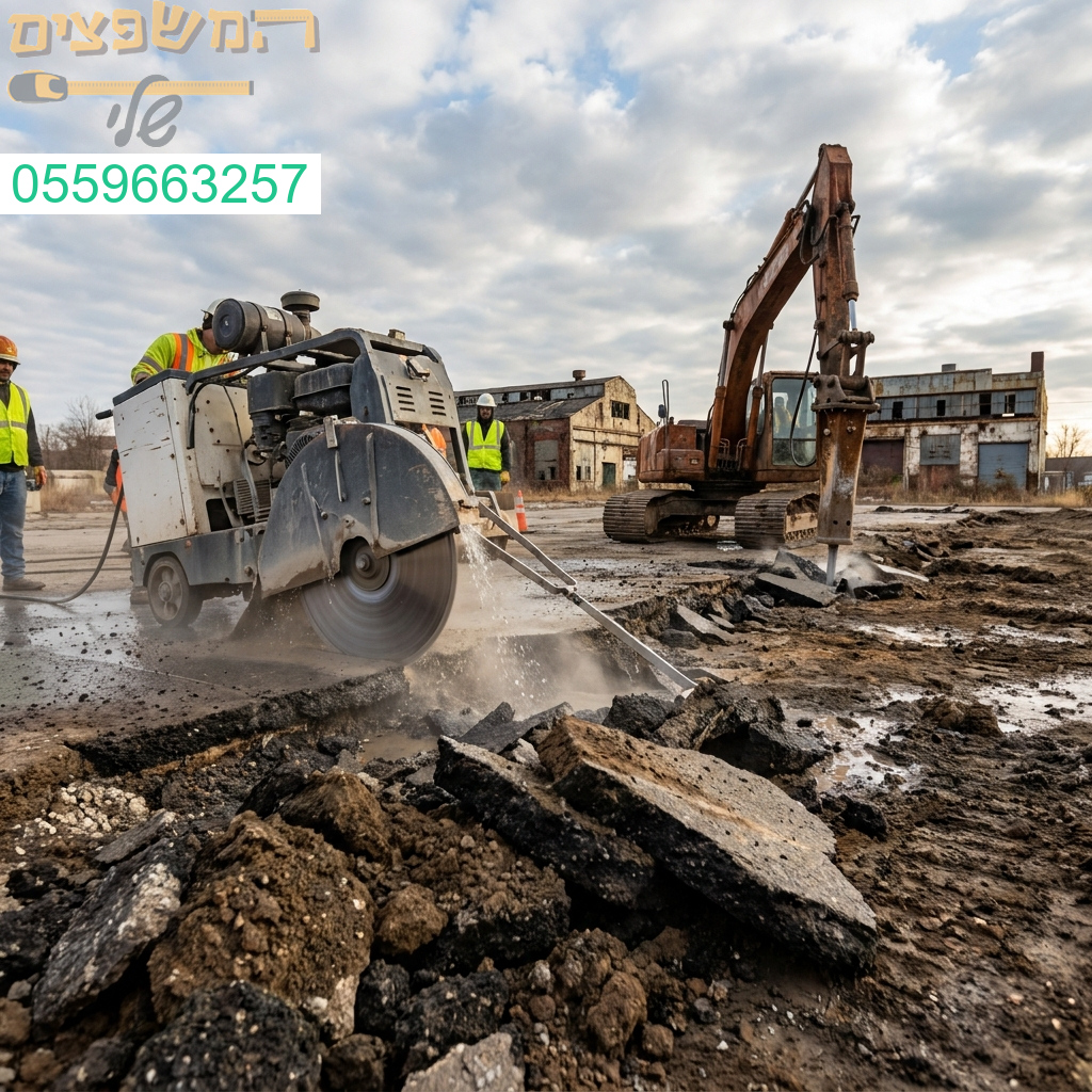 שדרוג תשתיות ופירוק אספלט מיושן בעבודה מקצועית ומדויקת המבטיחה תוצאה איכותית ועמידות לאורך שנים