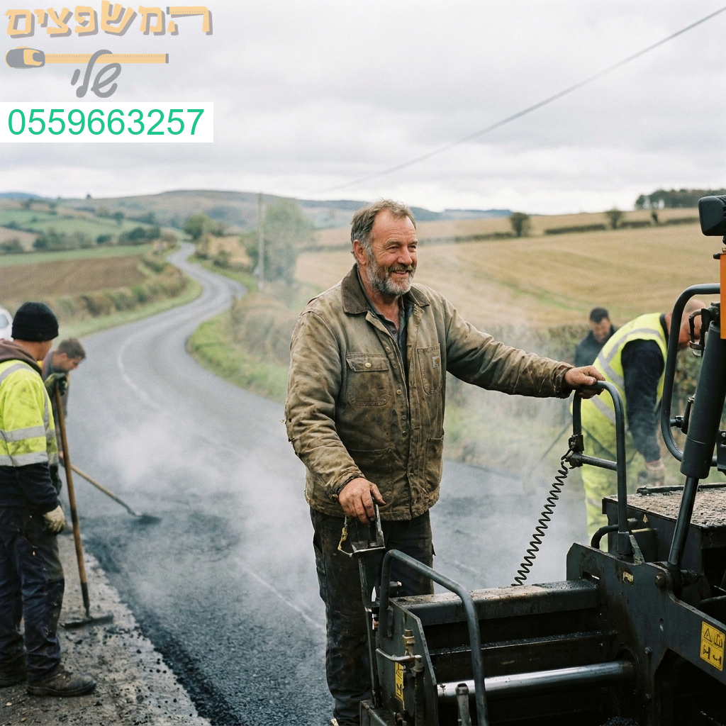 עבודת אספלט מקצועית ואיכותית בסטנדרט הגבוה ביותר להבטחת עמידות ודיוק לאורך שנים