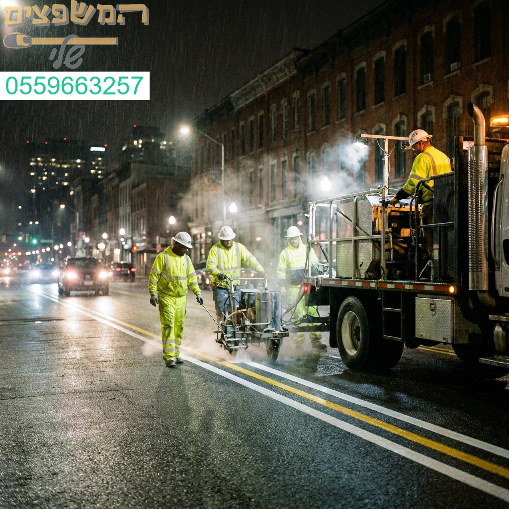 מקצועיות ודיוק ללא פשרות בסימון כבישים וחניות להבטחת איכות ועמידות גבוהה