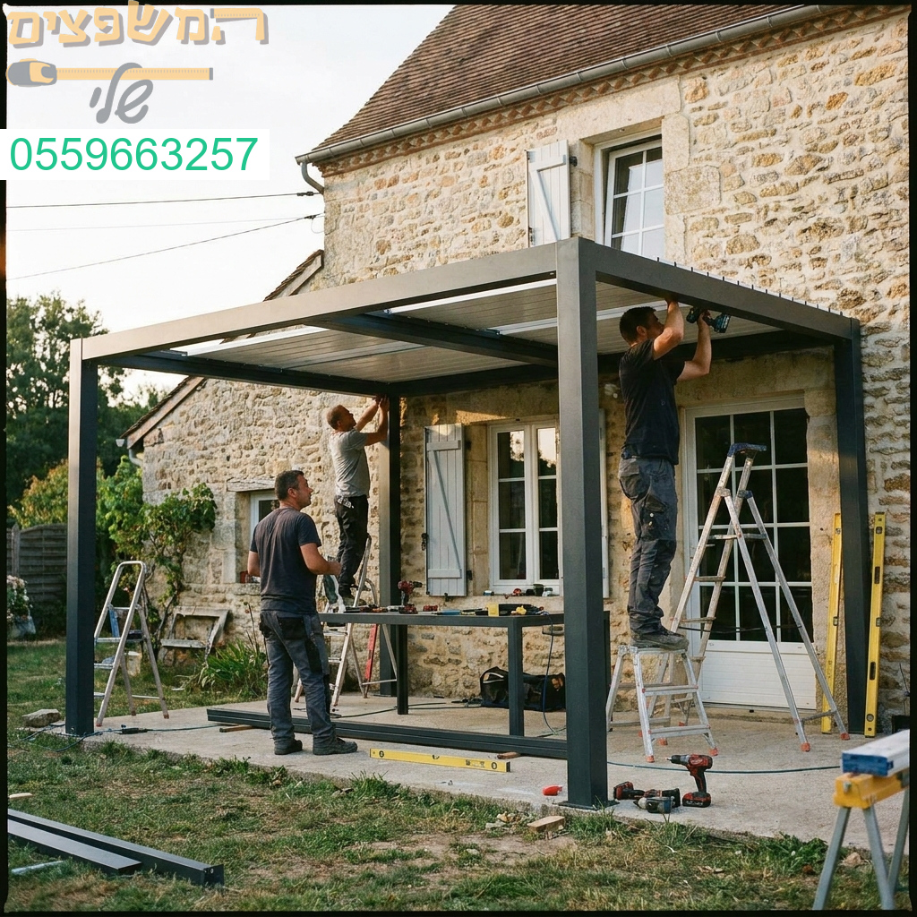 שדרגו את המרחב החיצוני שלכם עם פרגולת אלומיניום יוקרתית המשלבת עיצוב מודרני ועמידות יוצאת דופן לכל עונה