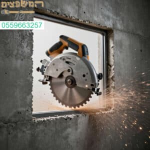 פתרון מקצועי ומהיר לניסור חלונות בקירות בטון בדיוק מדהים ובאיכות גבוהה