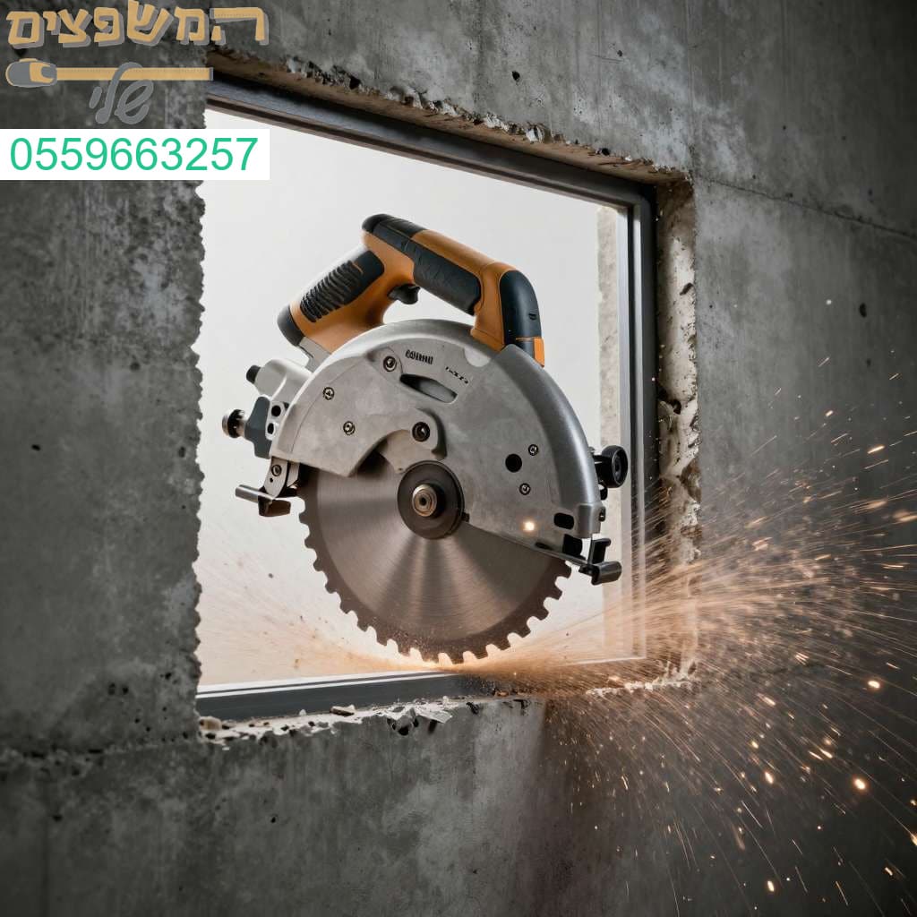 פתרון מקצועי ומהיר לניסור חלונות בקירות בטון בדיוק מדהים ובאיכות גבוהה