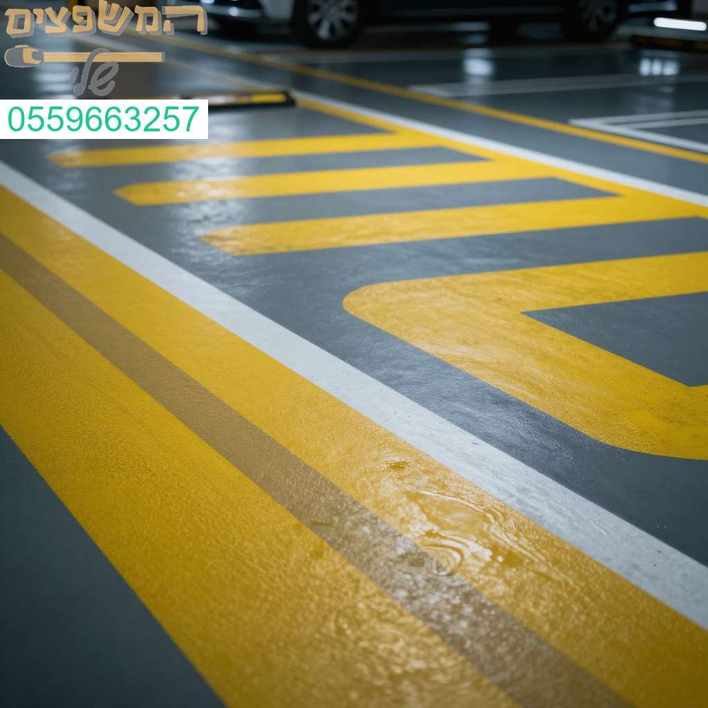 צביעה וסימון מקצועי וחזק בחניונים תת קרקעיים לשדרוג הבטיחות והסדר במבנה שלכם