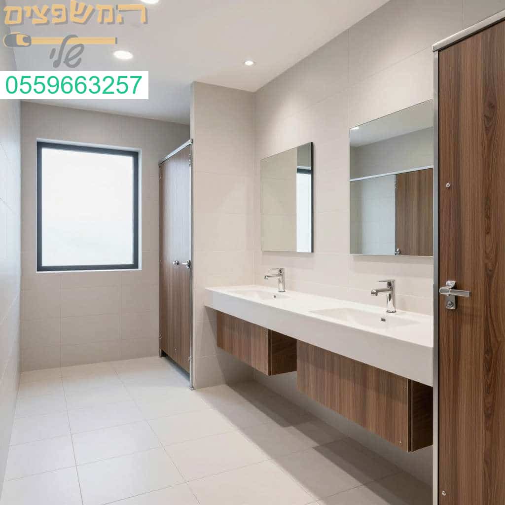 שיפוץ ועיצוב חדרי נוחיות ומלתחות יוקרתיים בעיצוב מודרני ונקי – השדרוג המושלם למקומות ציבוריים