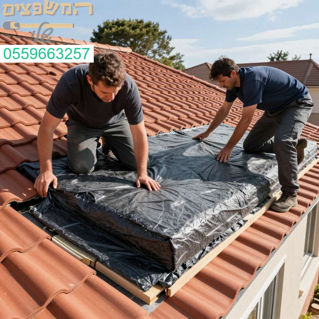 שיפוץ גגות רעפים מקצועי הכולל החלפת בידוד לשמירה על קרירות הבית וחיסכון בחשמל