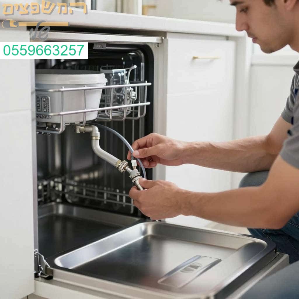 התקנה מקצועית של מדיח כלים כולל חיבור מים מדויק להרכבה בטוחה وמושלמת