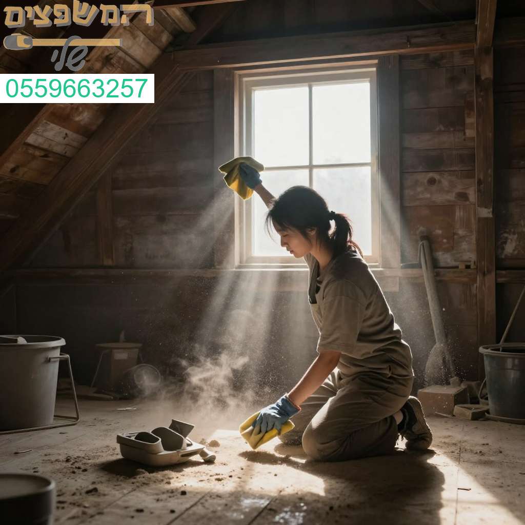 ניקוי מקצועי לעליית גג בראשון לציון – נהפוך את האבק המצטבר לאור וניקיון מדהים