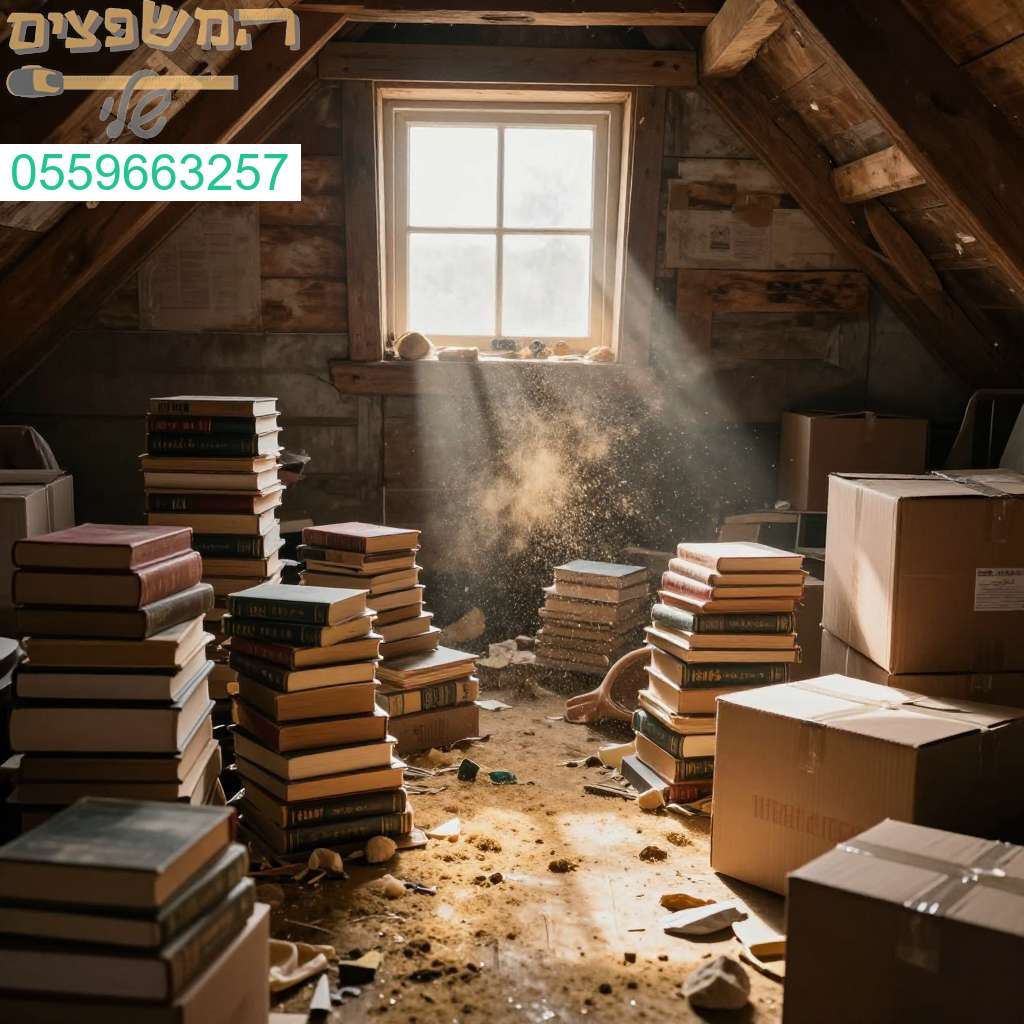 הופכים את העומס והאבק למקום נקי - ניקוי עליית גג מקצועי בבני ברק