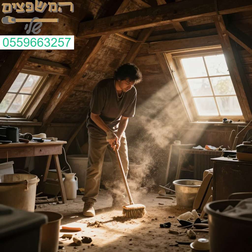 ניקיון מקצועי של עליית הגג ברמת גן – פתרון מושלם לאבק ולכלוך!