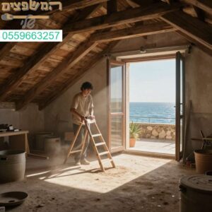ניקוי מקצועי ויסודי לעליית גג בהרצליה למראה נקי ומואר בכל פינה בביתכם