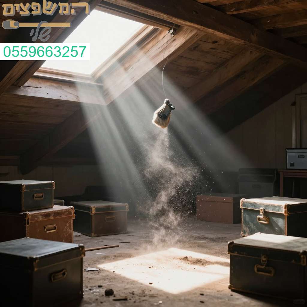 הופכים את האבק לאור עם ניקיון מקצועי לעליית הגג בבית שמש – התקשרו עכשיו