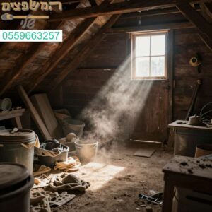 נפרדו מהאבק ומהבלגן بعליית הגג עם שירותי ניקוי מקצועיים בלוד