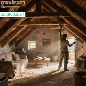 הופכים עליית גג מאובקת לחלל נקי ומואר עם שירותי ניקוי מקצועיים בקריית אתא