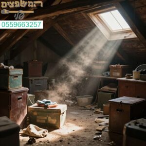 ניקוי יסודי של עליות גג מאובקות ומבולגנות באור יהודה בשירות מקצועי وמהיר ביותר