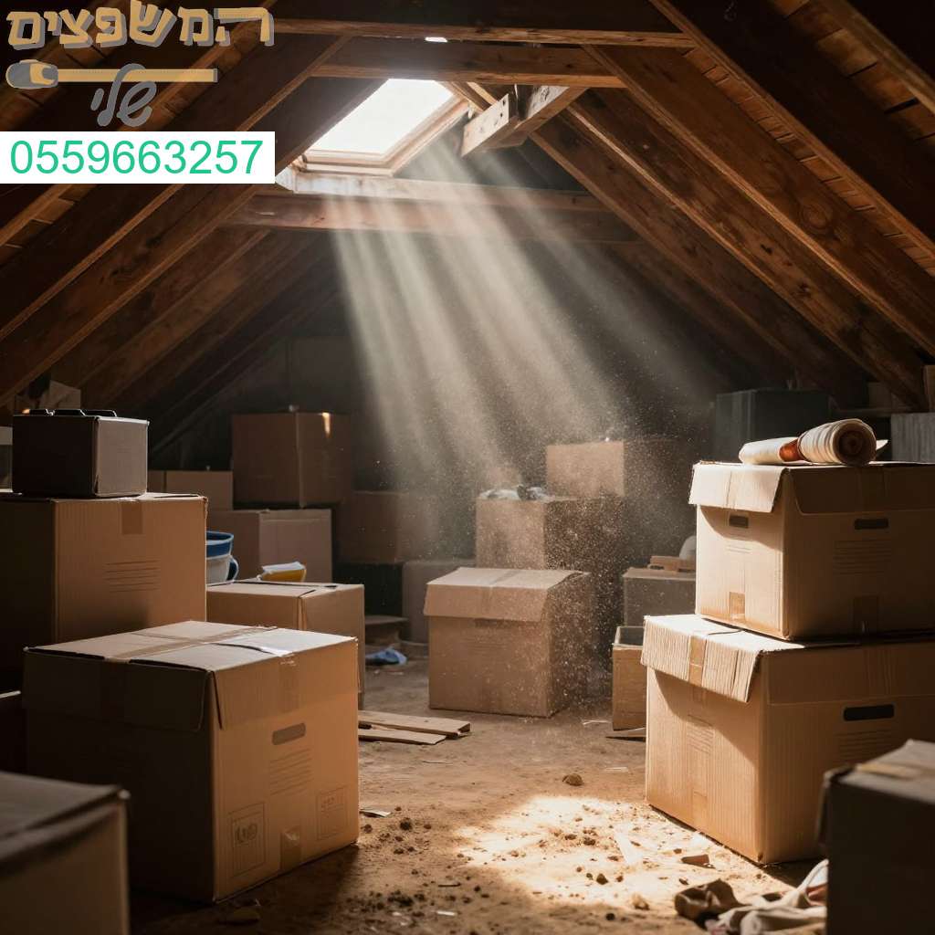 ניקוי עליות גג מקצועי בקריית ים - נהפוך את האבק והעומס לנקי ומסודר!