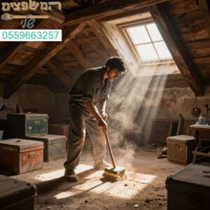 ניקוי עליית גג ביבנה: נפרדים מהאבק ומחזירים אור ומרחב נקי לבית שלכם