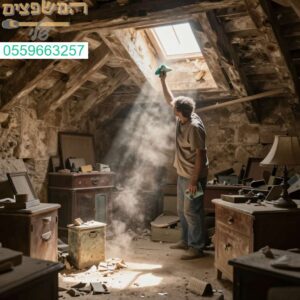 ניקוי עליות גג מקצועי בקיסריה - נפרדים מהאבק והלכלוך ומחזירים את הניקיון למרחב שלכם
