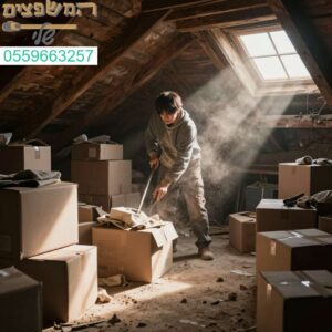 ניקוי מקצועי של עליית גג באלפי מנשה – וداع לאבק ולעומס בבית שלכם