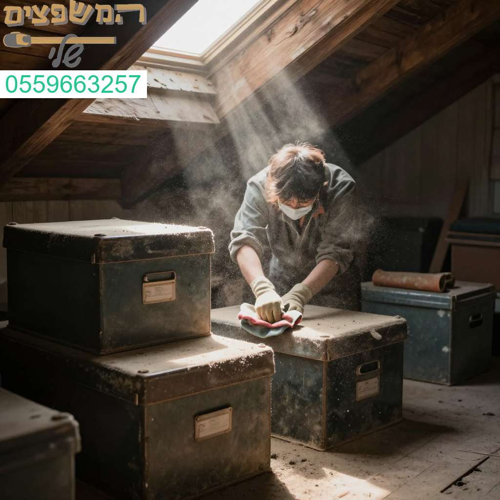 ניקיון עמוק ויסודי של עליית הגג בכוכב יאיר - פתרון מקצועי לאבק וללכלוך