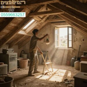 שירות ניקוי עליות גג מקצועי בתל מונד - פתרון מושלם לסדר וניקיון בבית