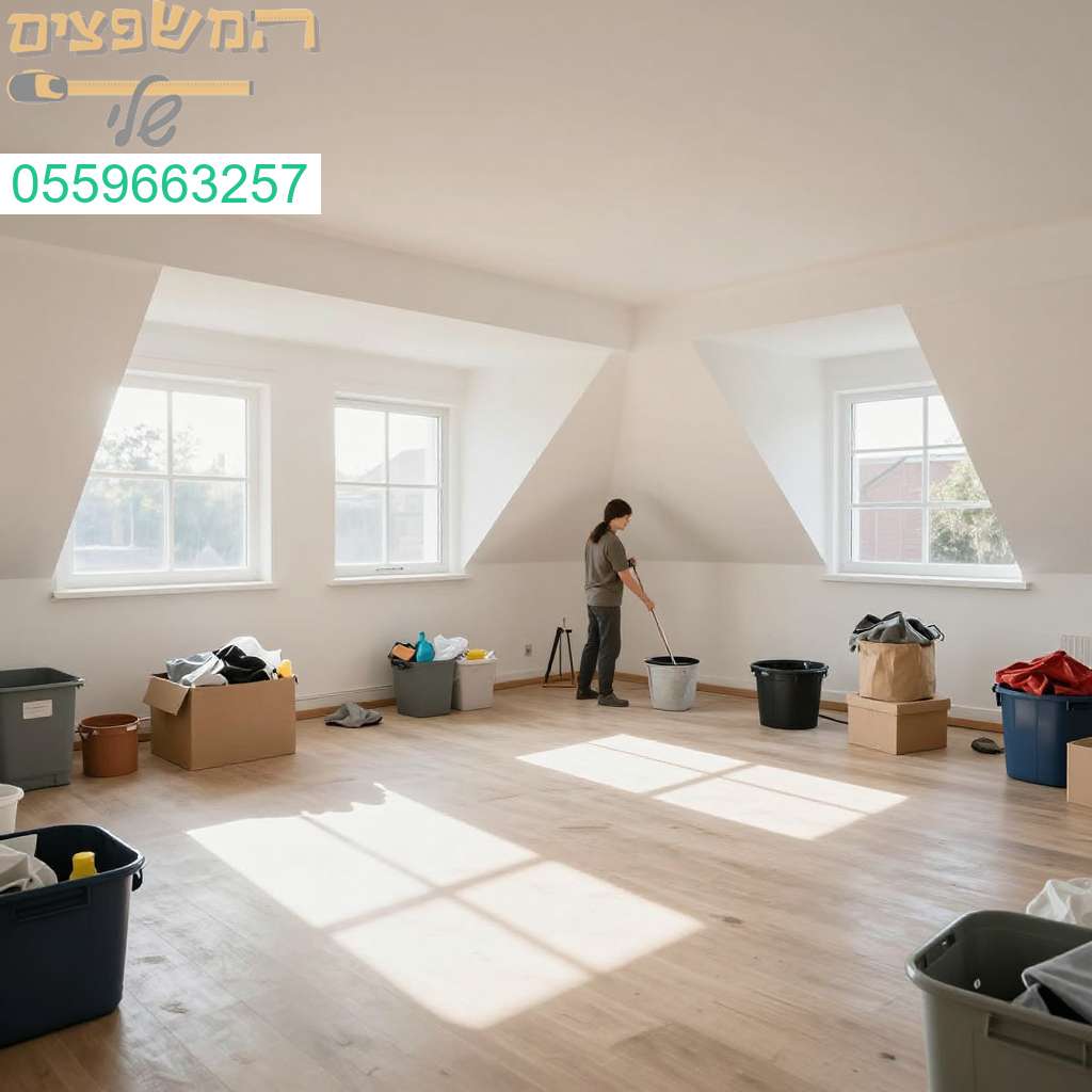 ניקוי עליות גג מקצועי ומהיר ברמת גן להפיכת כל חלל למקום נקי ומסודר