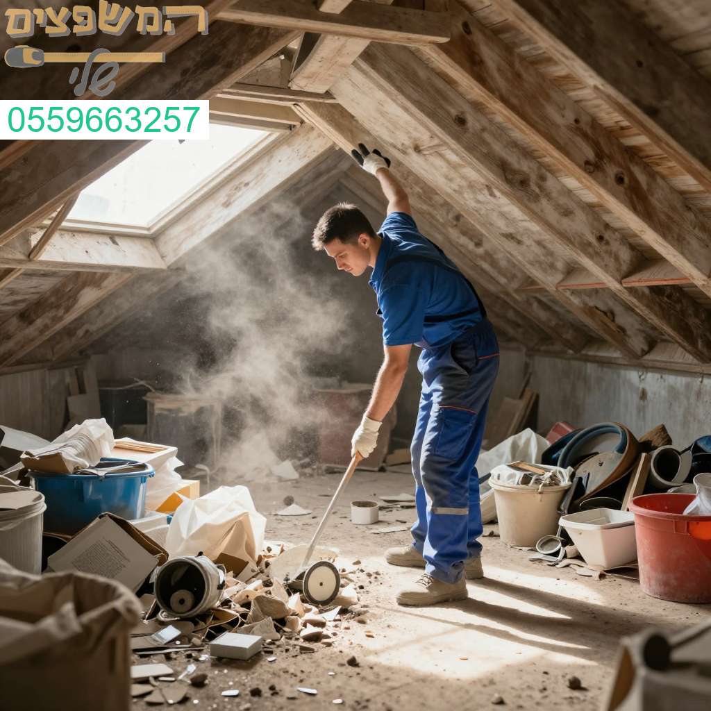 ניקוי עליות גג בבית שמש להסרת אבק ולכלוך בשירות מקצועי ומהיר מאוד