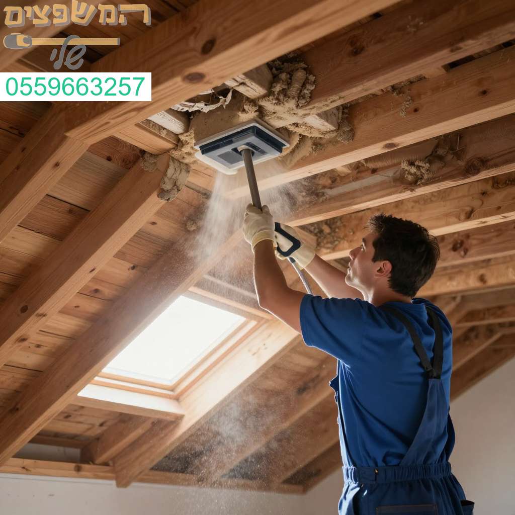 ניקוי מקצועי של אבק מעליית הגג בקריית אתא לבית נקי ובריא יותר