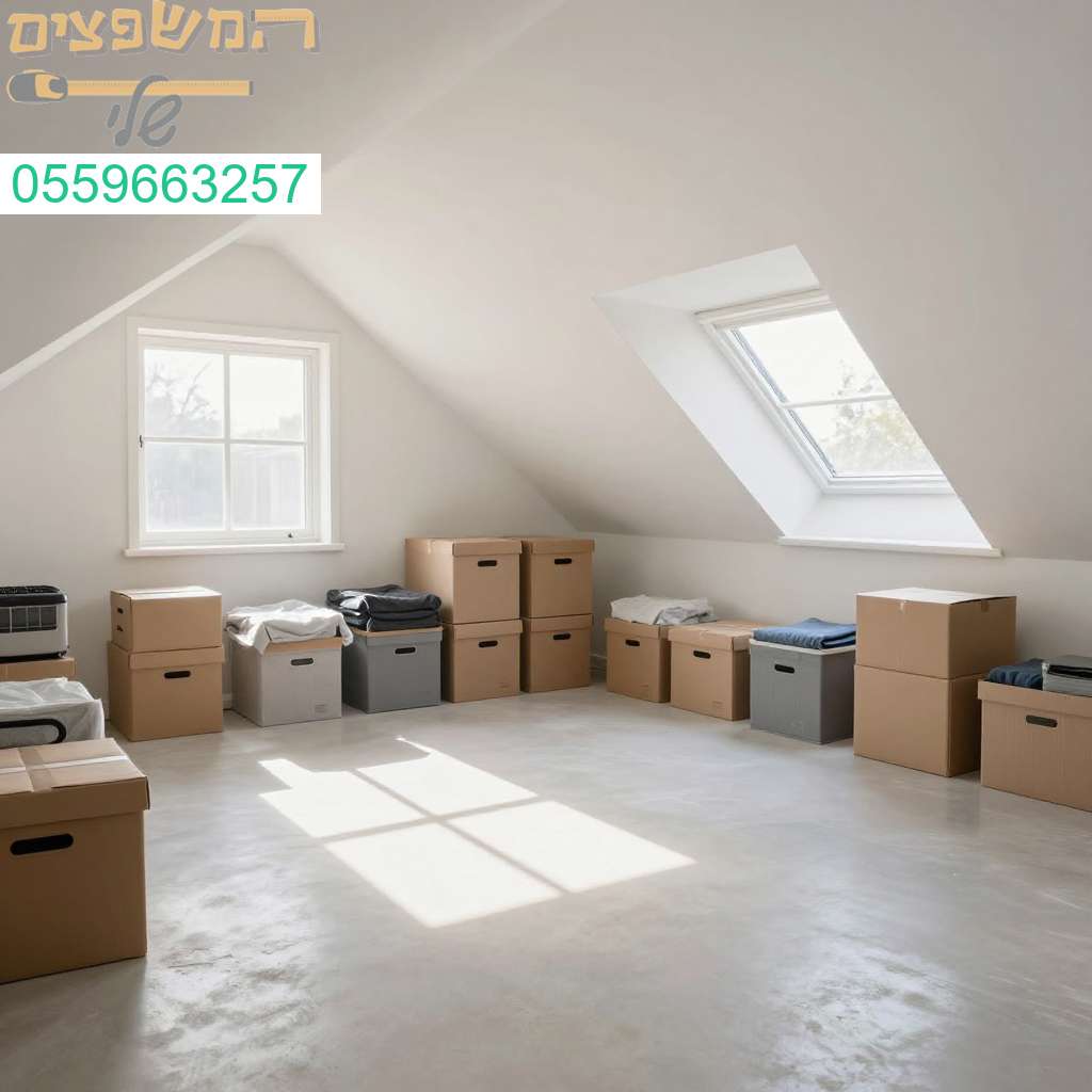 הפוך את עליית הגג למרחב נקי ומסודר עם שירות הניקוי המקצועי שלנו