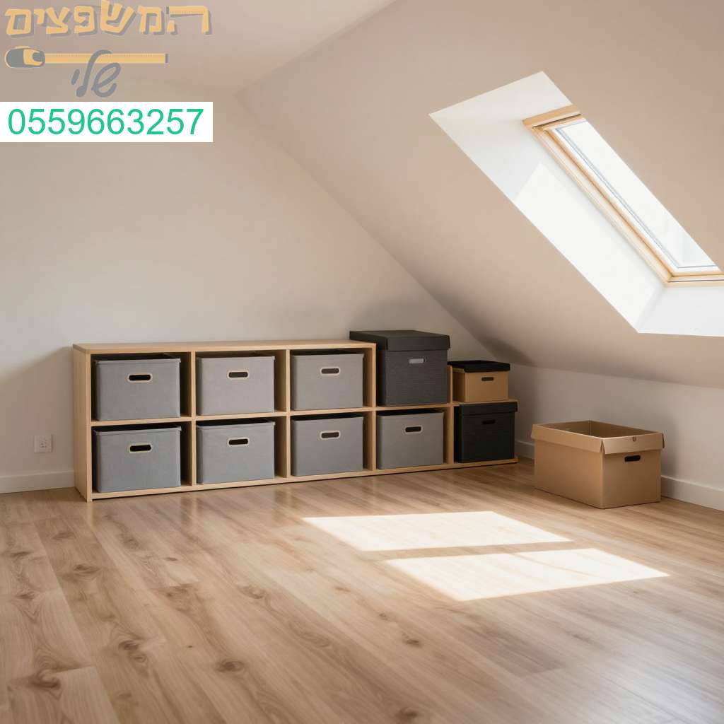 עליית גג נקייה ומסודרת בנהריה למראה מושלם ומרענן - צרו קשר עכשיו!