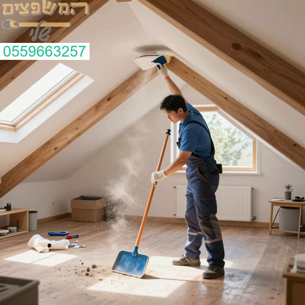 שירות ניקוי עליות גג מקצועי בראש העין לבית נקי ומסודר בכל פינה