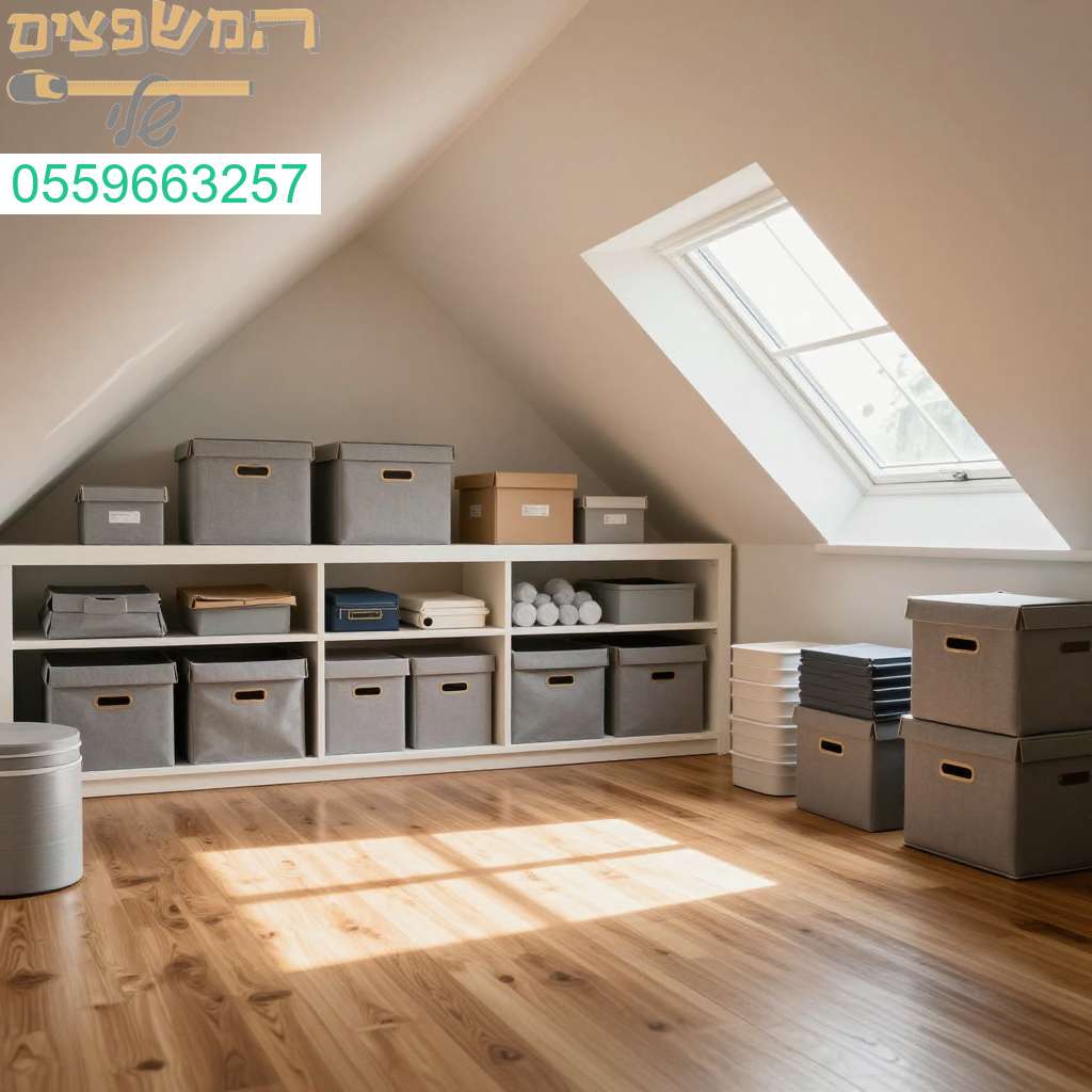 הפכו את עליות הגג שלכם למקום מסודר ומרווח עם שירות הניקיון המקצועי באור יהודה
