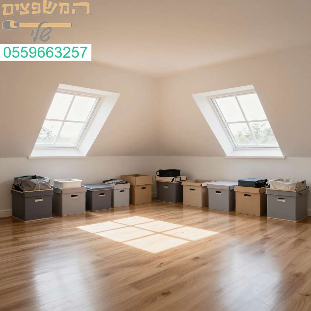 ניקוי וסידור עליות גג ביהוד - הופכים את החלל שלכם לנקי ומאורגן באופן מושלם