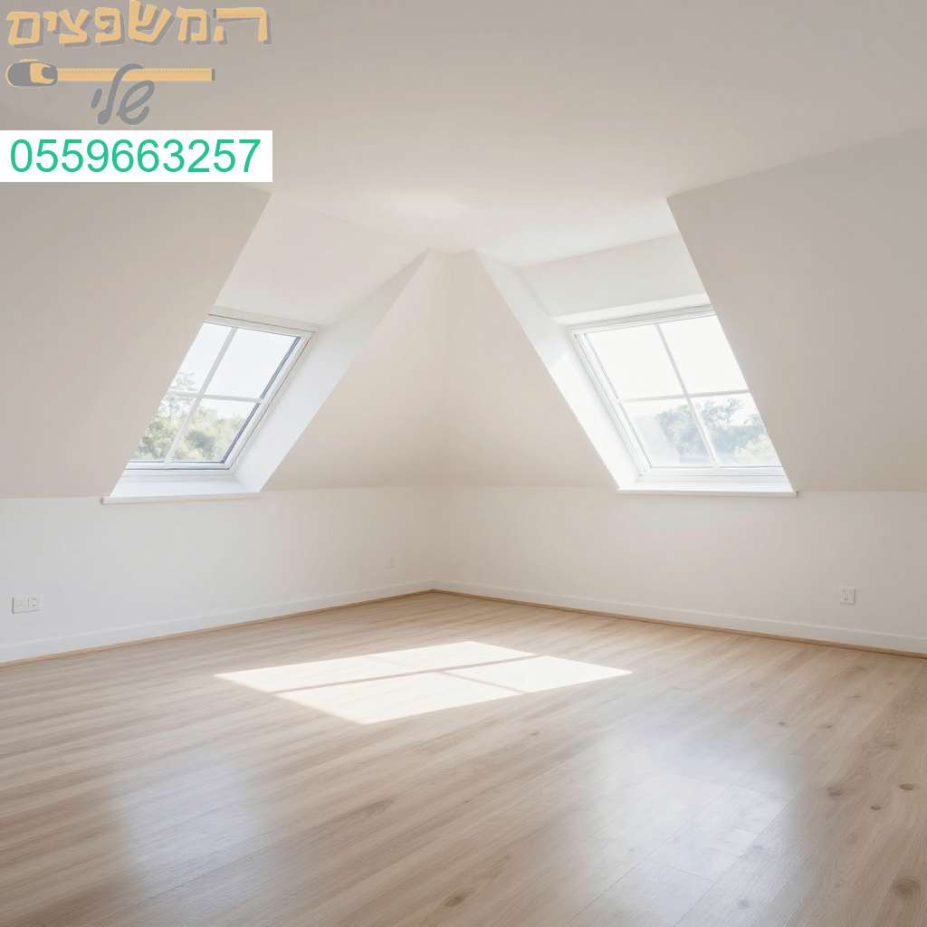 עליות גג נקיות ומוארות בקריית אונו - השירות המקצועי למרחב חדש وנעים
