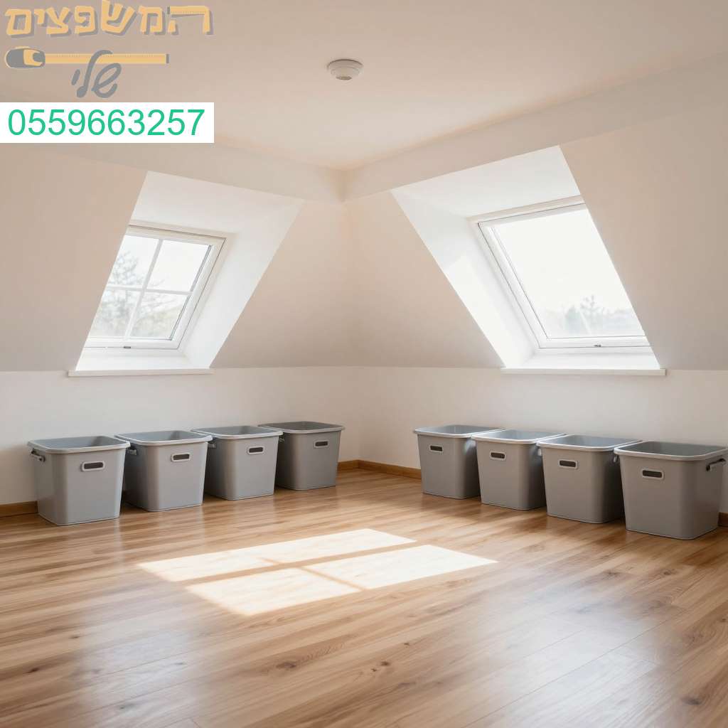 הופכים עליות גג למרחבים נקיים ומסודרים בשירותי ניקוי מקצועיים בגני תקווה