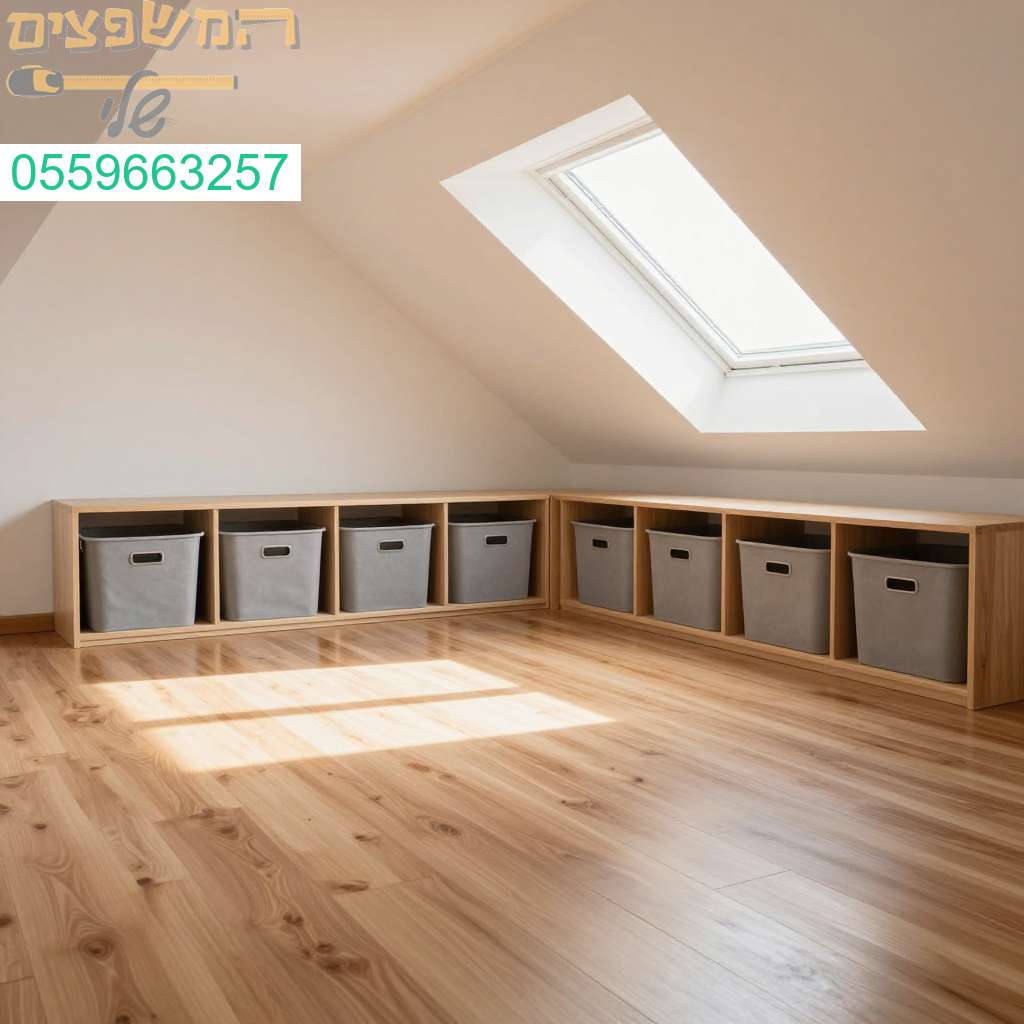 עליית גג נקייה ומסודרת כזו - שירותי ניקוי מקצועיים ואיכותיים בגדר! צרו קשר